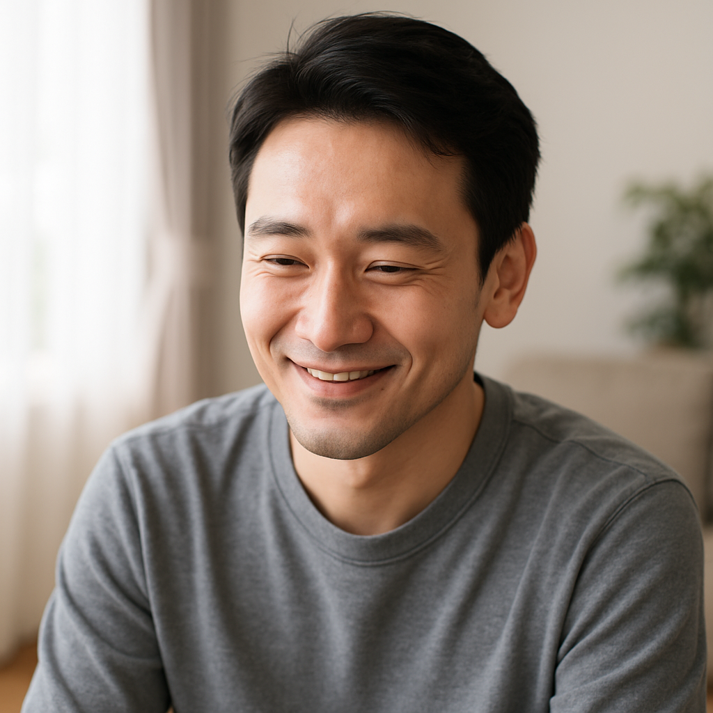 バレずに債務整理できてホッとしてる男性