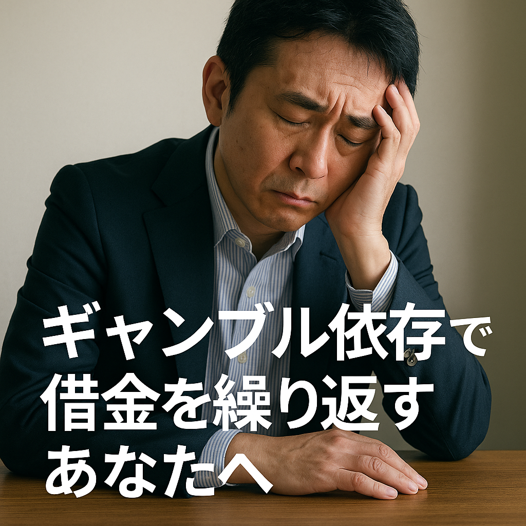 ギャンブル依存で借金を繰り返すあなたへ