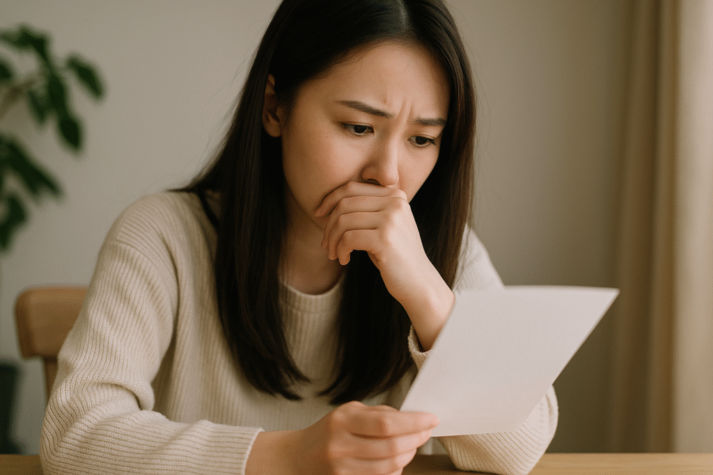借金の返済で生活に困る女性