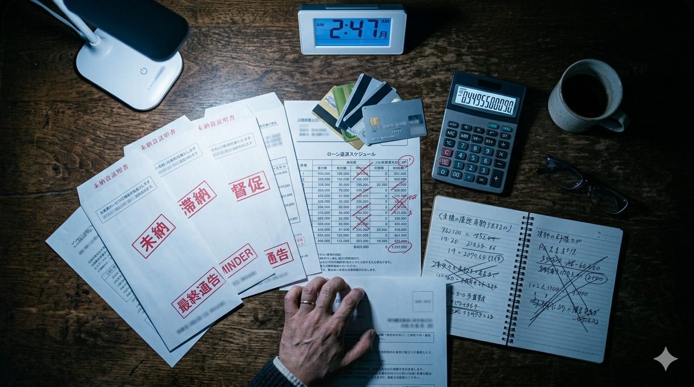 自力返済の限界サイン