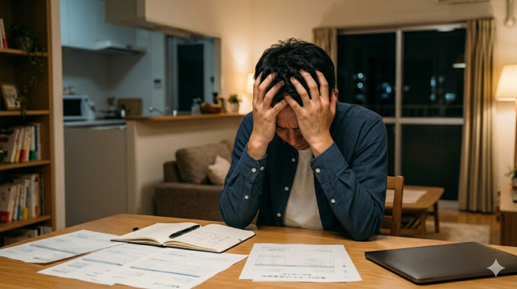 借金でどうしていいか分からなくなった男性