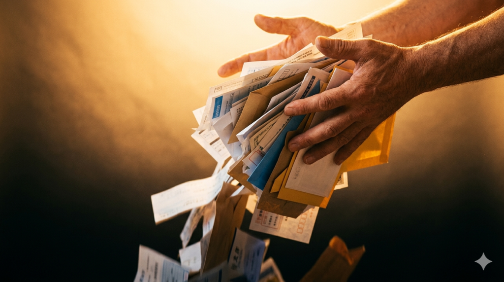 重荷がなくなっていく