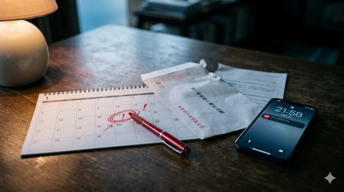 督促状の種類と緊急度