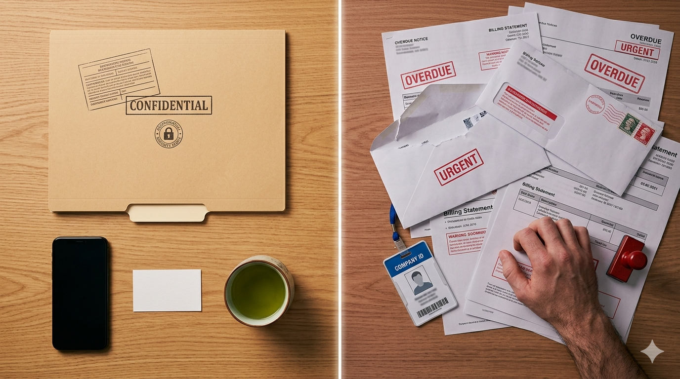 バレるケース・バレないケースの対比